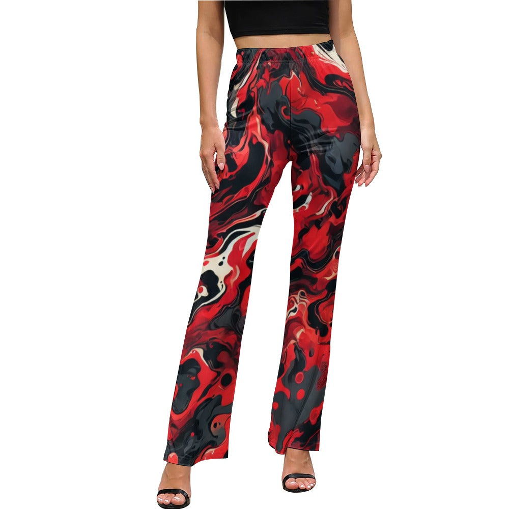 Graphic Flared Leggings