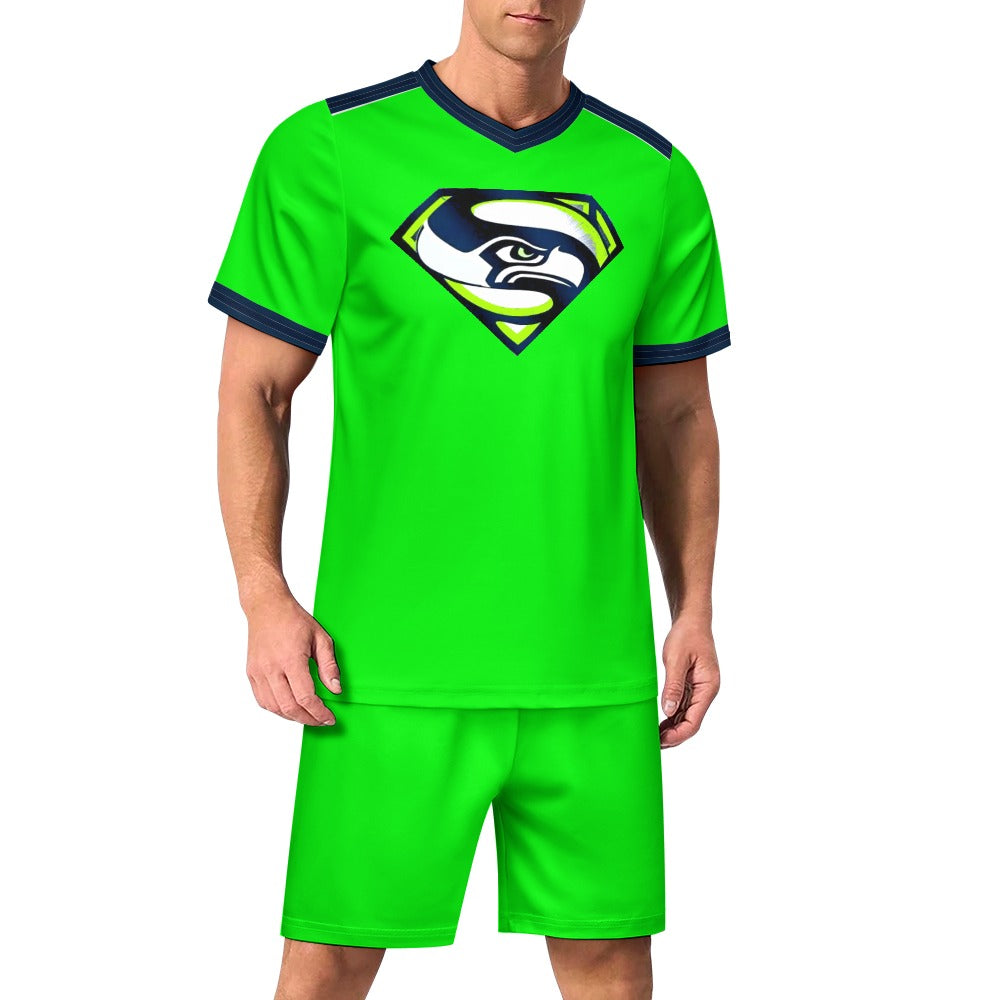 SEATTLE SEAHAWKS VELOCITY V-NECK SPORTS SET