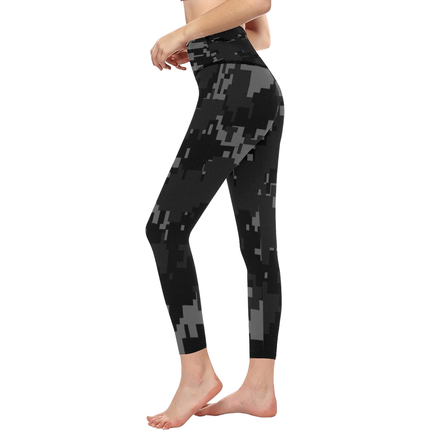 Women's High-Waisted Leggings (Model L36)