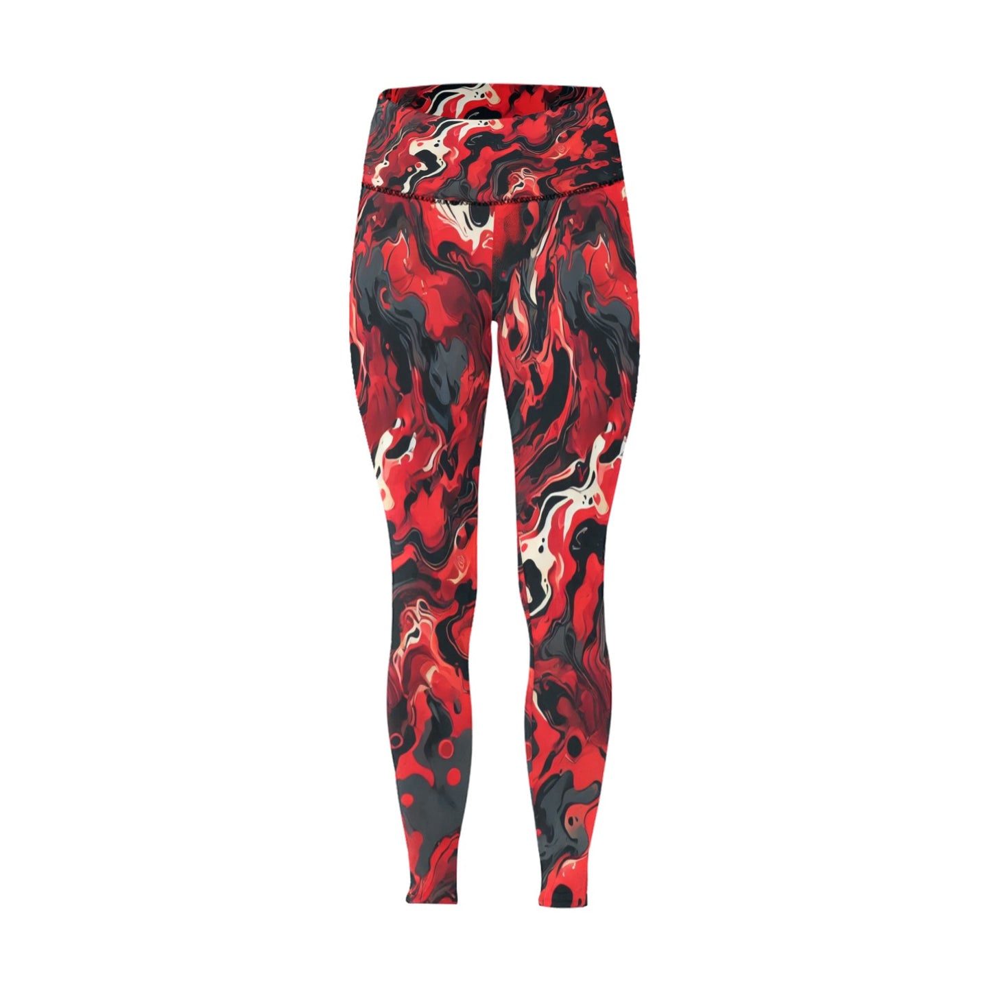 Women's High-Waisted Leggings (Model L36)