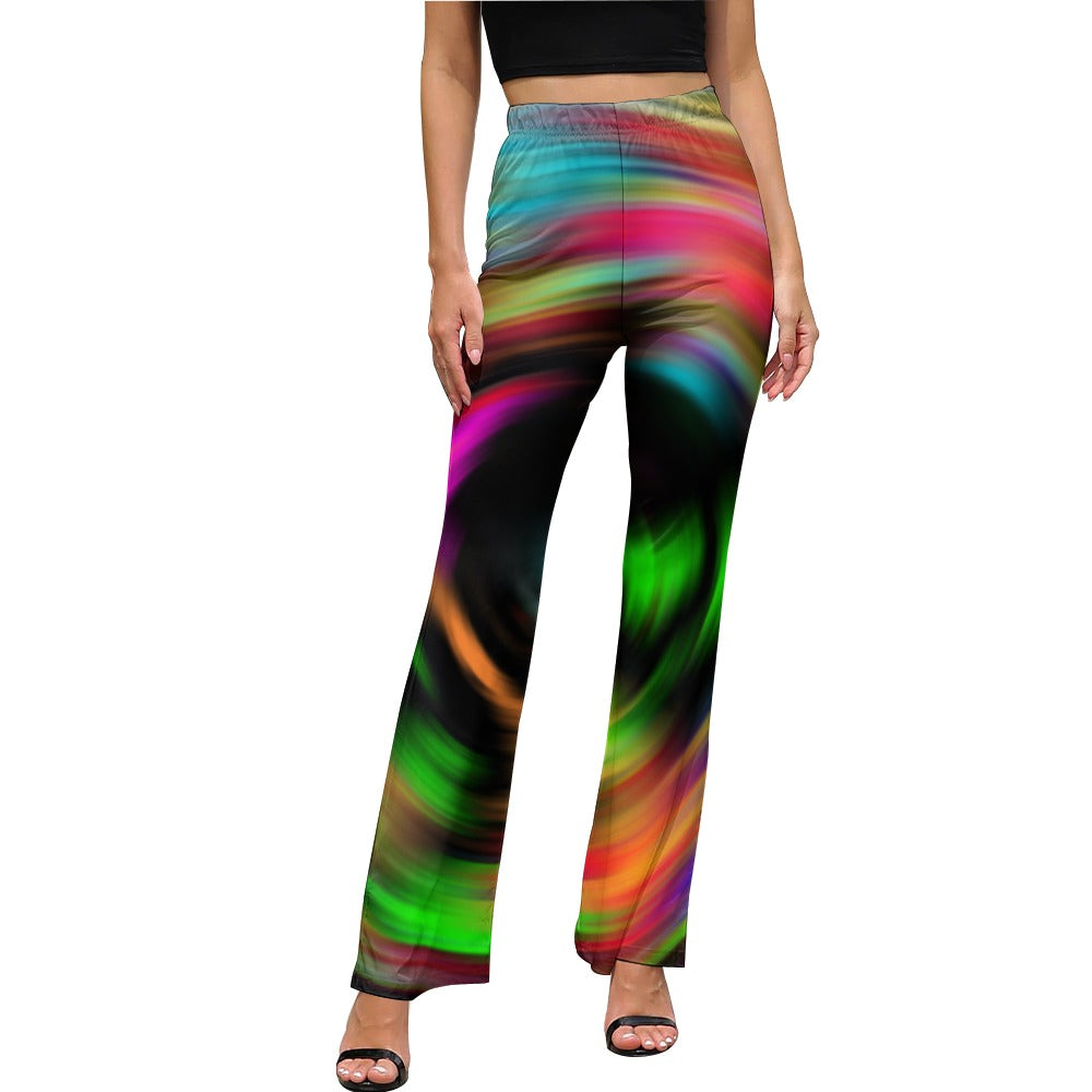 Graphic Flared Leggings