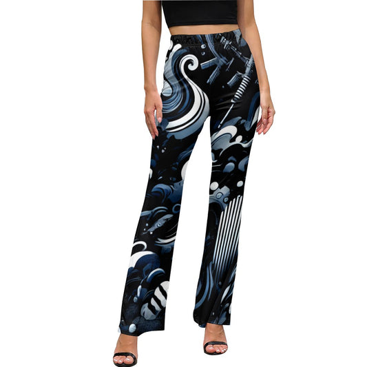 Graphic Flared Leggings