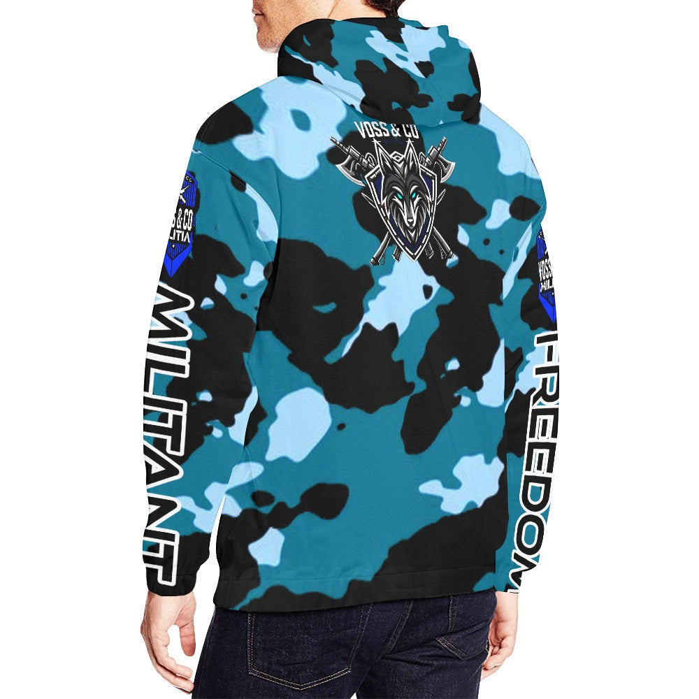 Men's All Over Print Hoodie (USA Size) (Model H13)