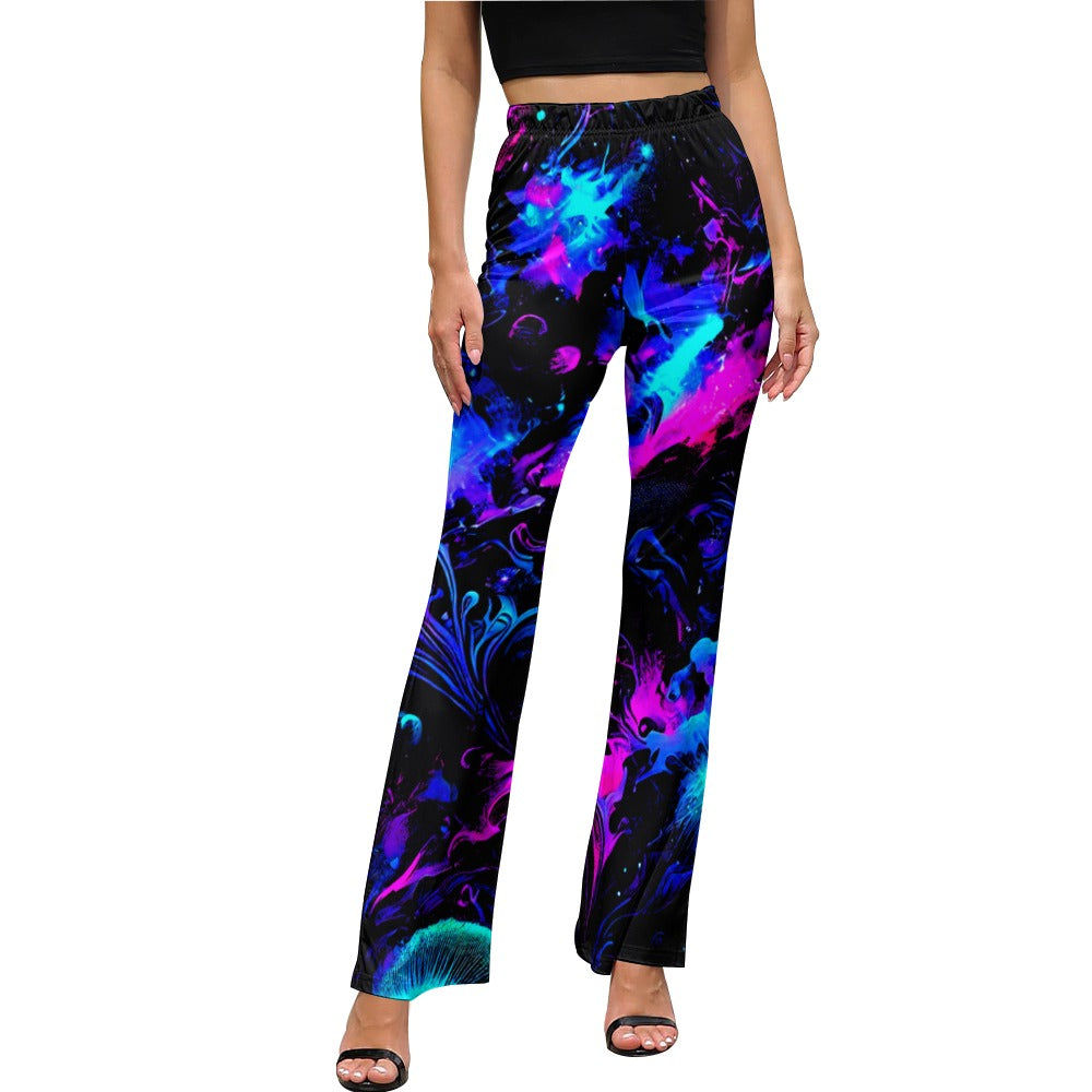 Graphic Flared Leggings