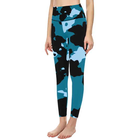 Women's High-Waisted Leggings (Model L36)