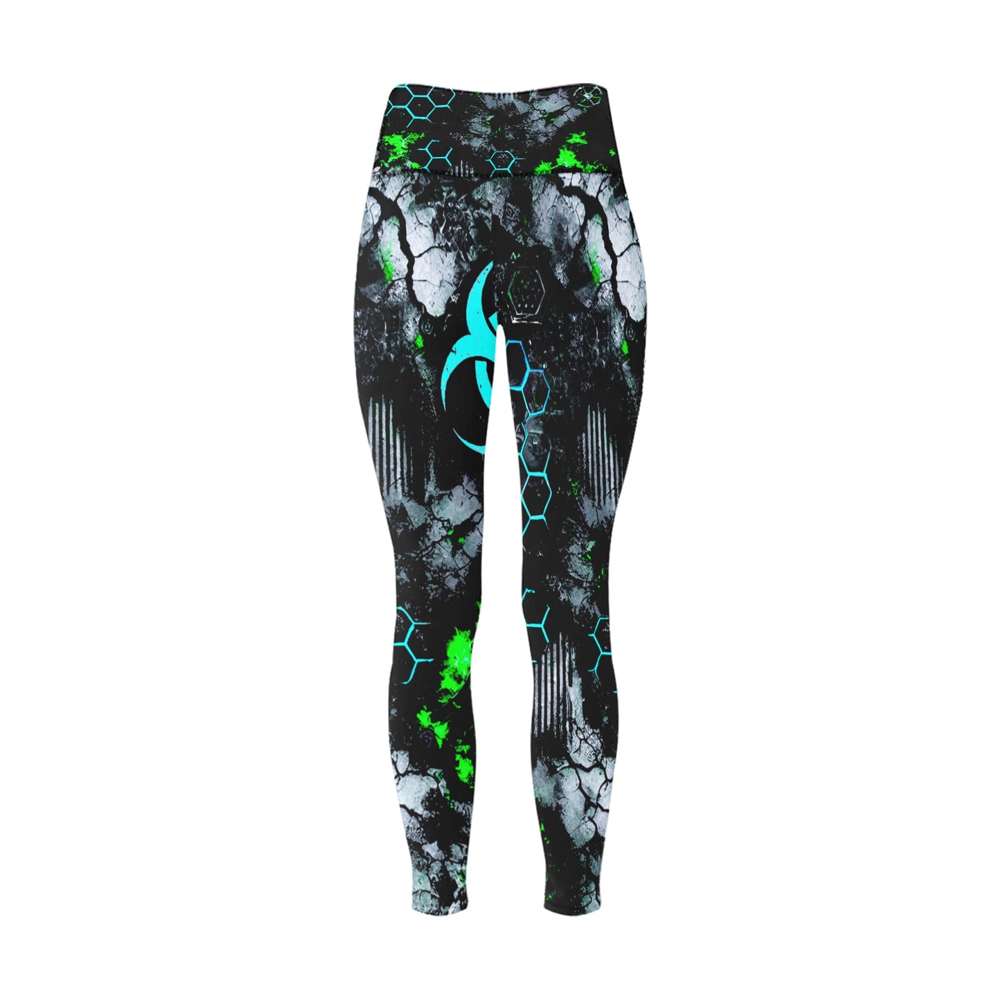 Women's High-Waisted Leggings (Model L36)