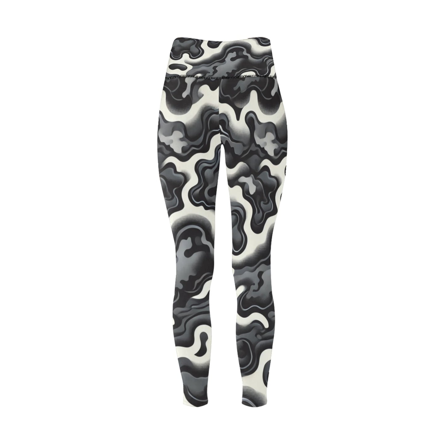 Women's High-Waisted Leggings (Model L36)