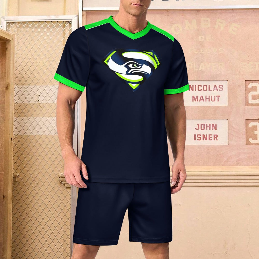 SEATTLE SEAHAWKS VELOCITY V-NECK SPORTS SET