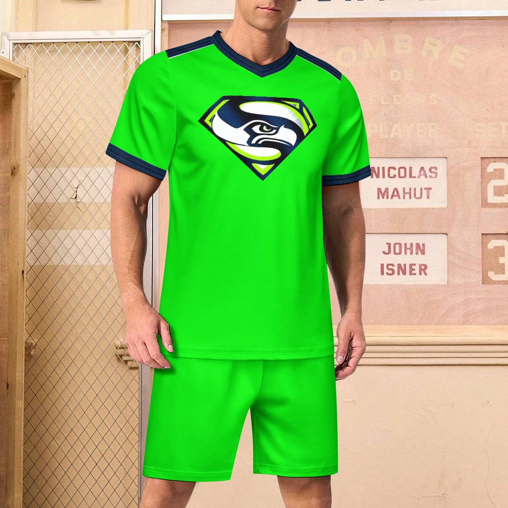 SEATTLE SEAHAWKS VELOCITY V-NECK SPORTS SET