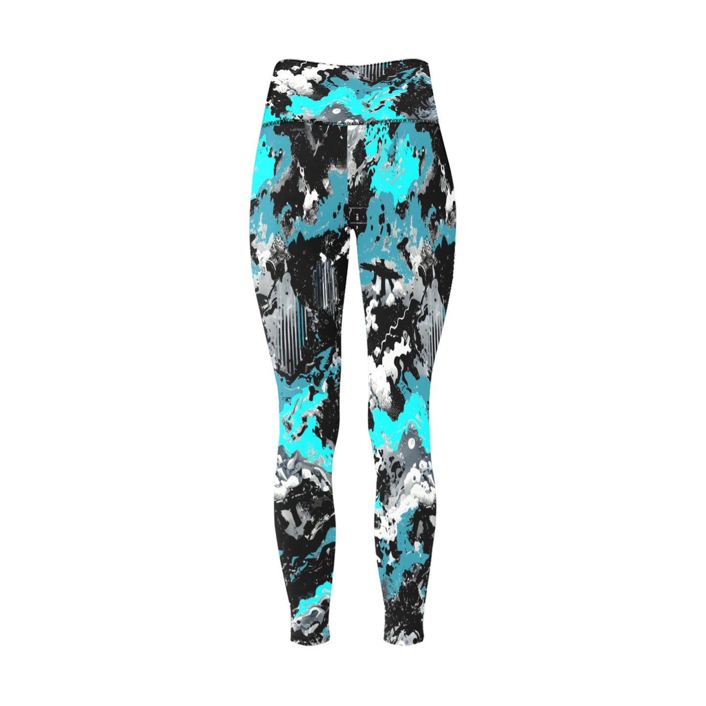 Women's High-Waisted Leggings (Model L36)