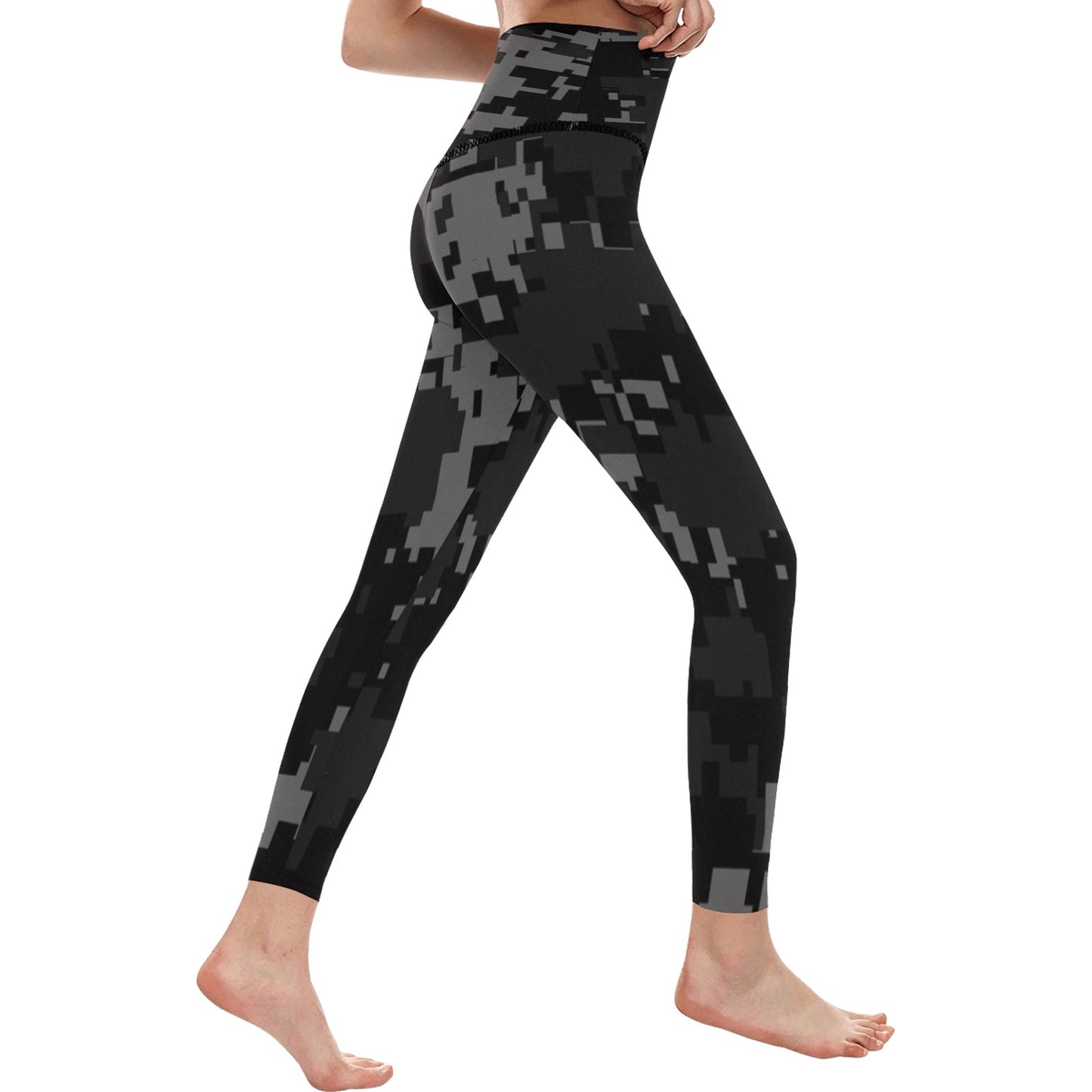 Women's High-Waisted Leggings (Model L36)