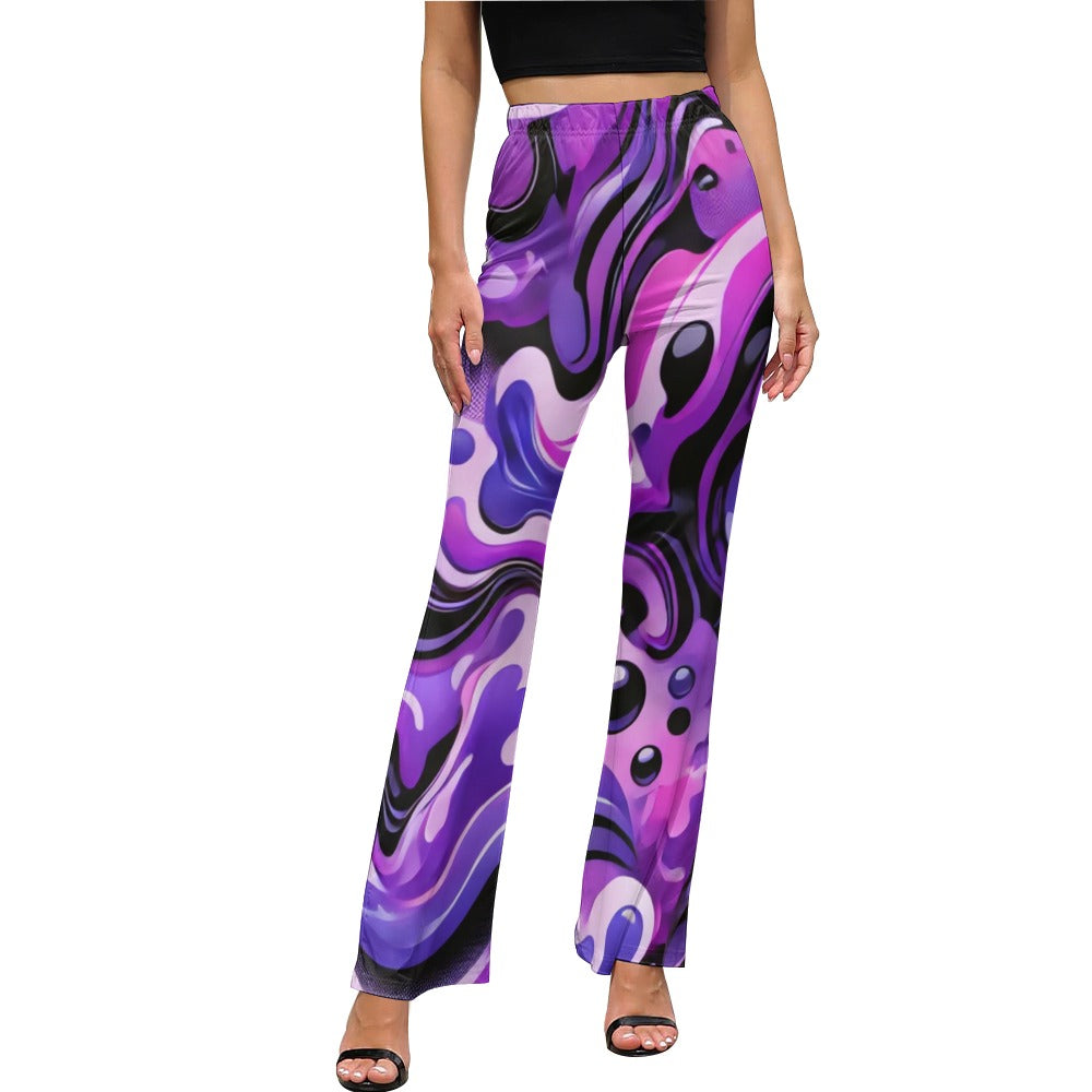 Graphic Flared Leggings