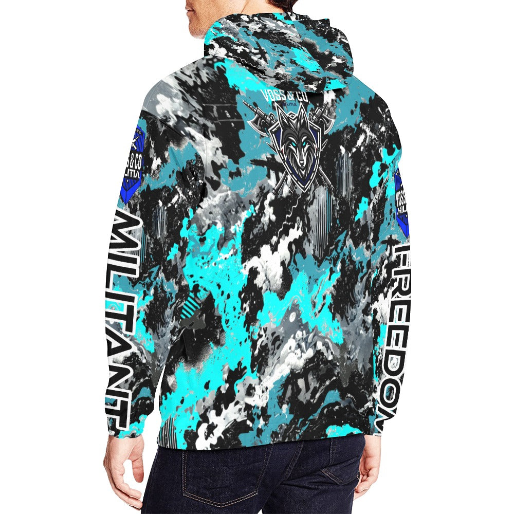 Men's All Over Print Hoodie (USA Size) (Model H13)