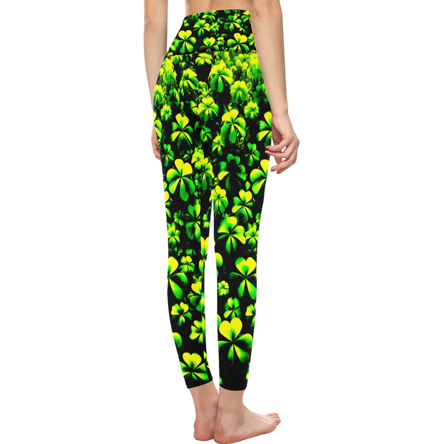 Women's High-Waisted Leggings (Model L36)