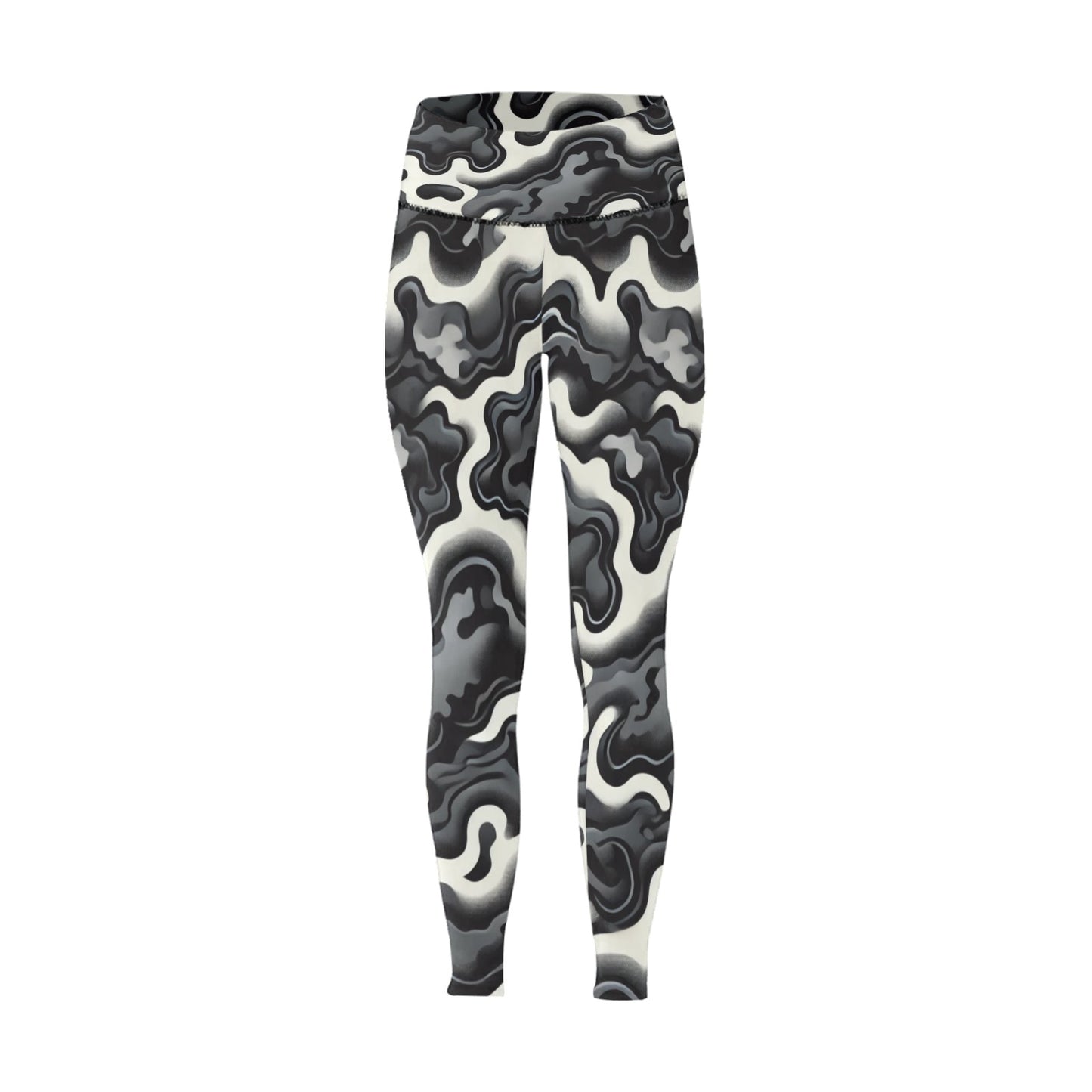 Women's High-Waisted Leggings (Model L36)