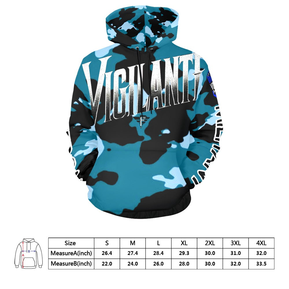 Men's All Over Print Hoodie (USA Size) (Model H13)